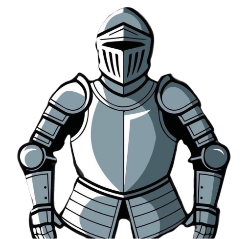 A Knight in armor in build a word castle